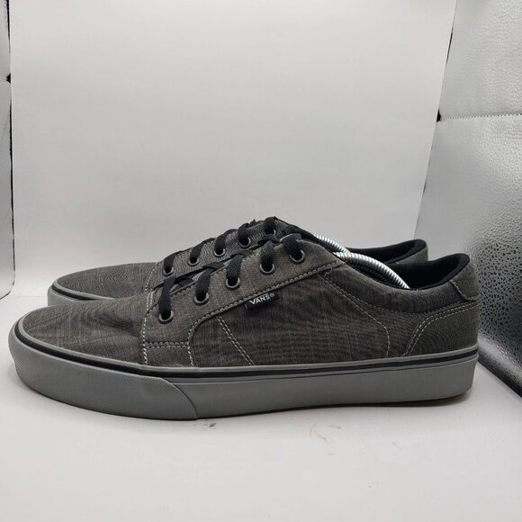 Vans Mens Off The Wall 721454 Gray Skate Shoes Comfort Lace Up Low Top Size 12 - Picture 1 of 6